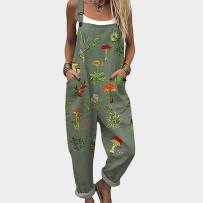 Aitana | Mono Estampado de Tirantes